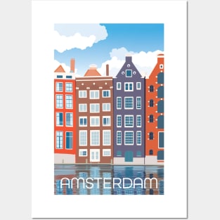 Amsterdam Netherlands Posters and Art